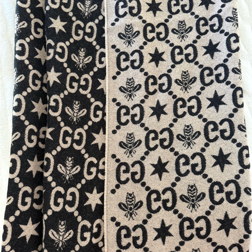 Gucci jacquard blanket throw